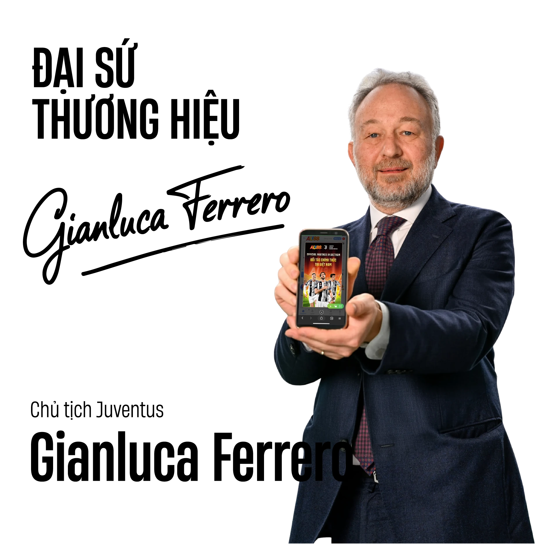 Chủ tịch Juve đại sứ thương hiệu au88